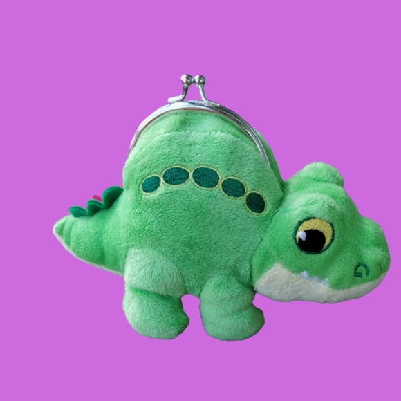 Wild Republic Other - Wild Republic kawaii Green alligator crocodile coin purse 8in